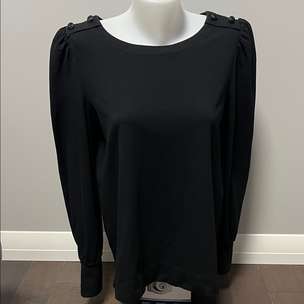 Karl Lagerfeld Elegant Black Women's Top